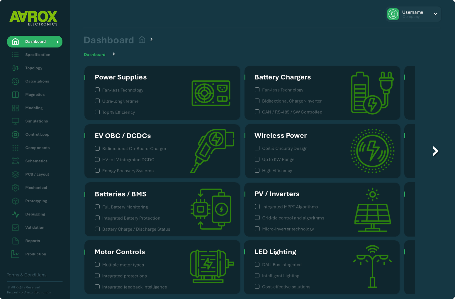 Small Dashboard