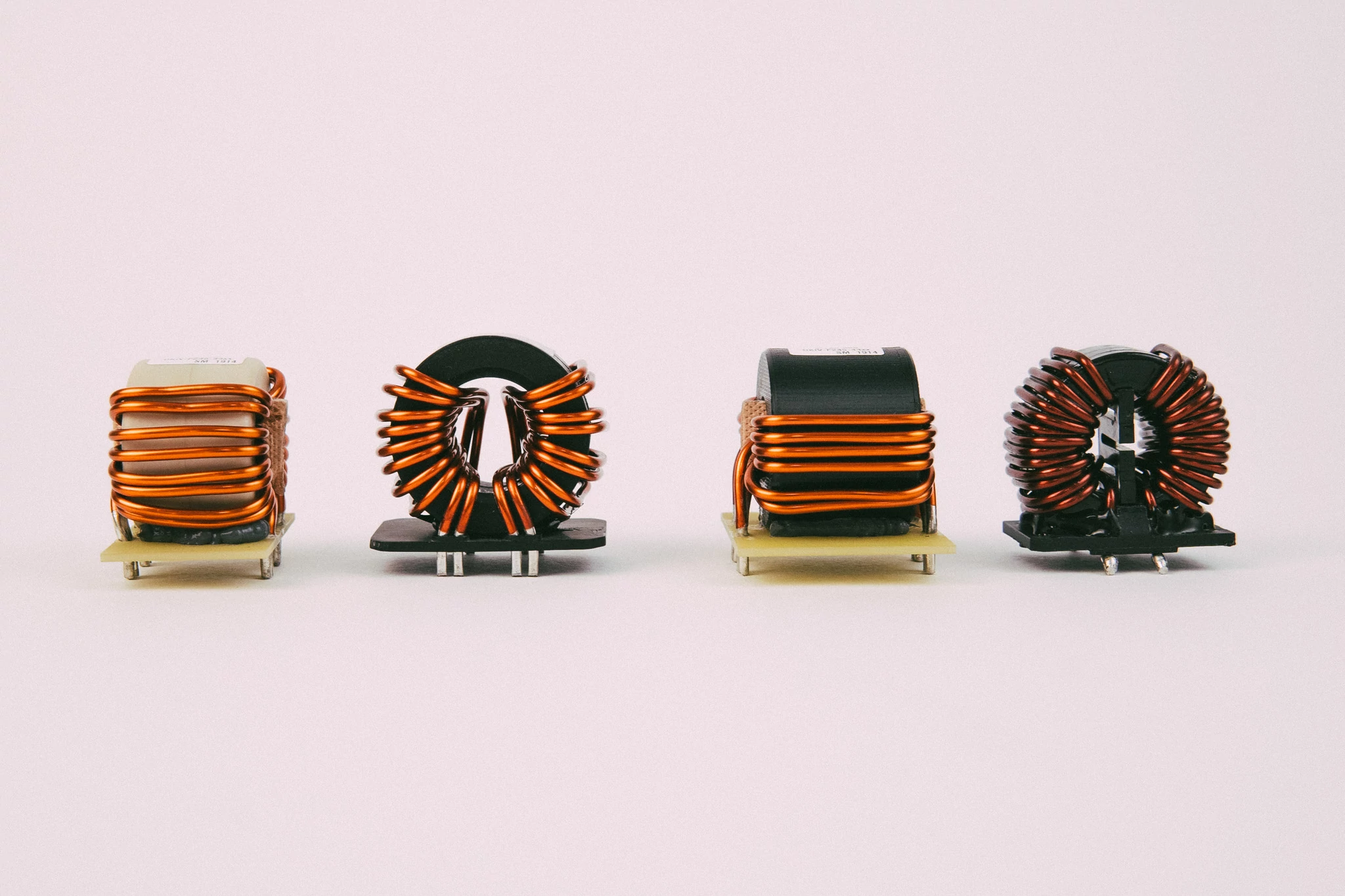 Multiple high power common mode chokes.